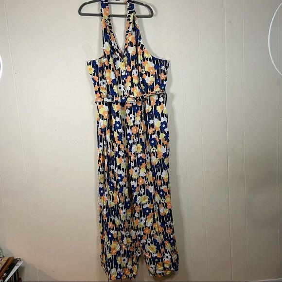 NWT - ModCloth Genuine Genius Halter Jumpsuit - Picture 2 of 7